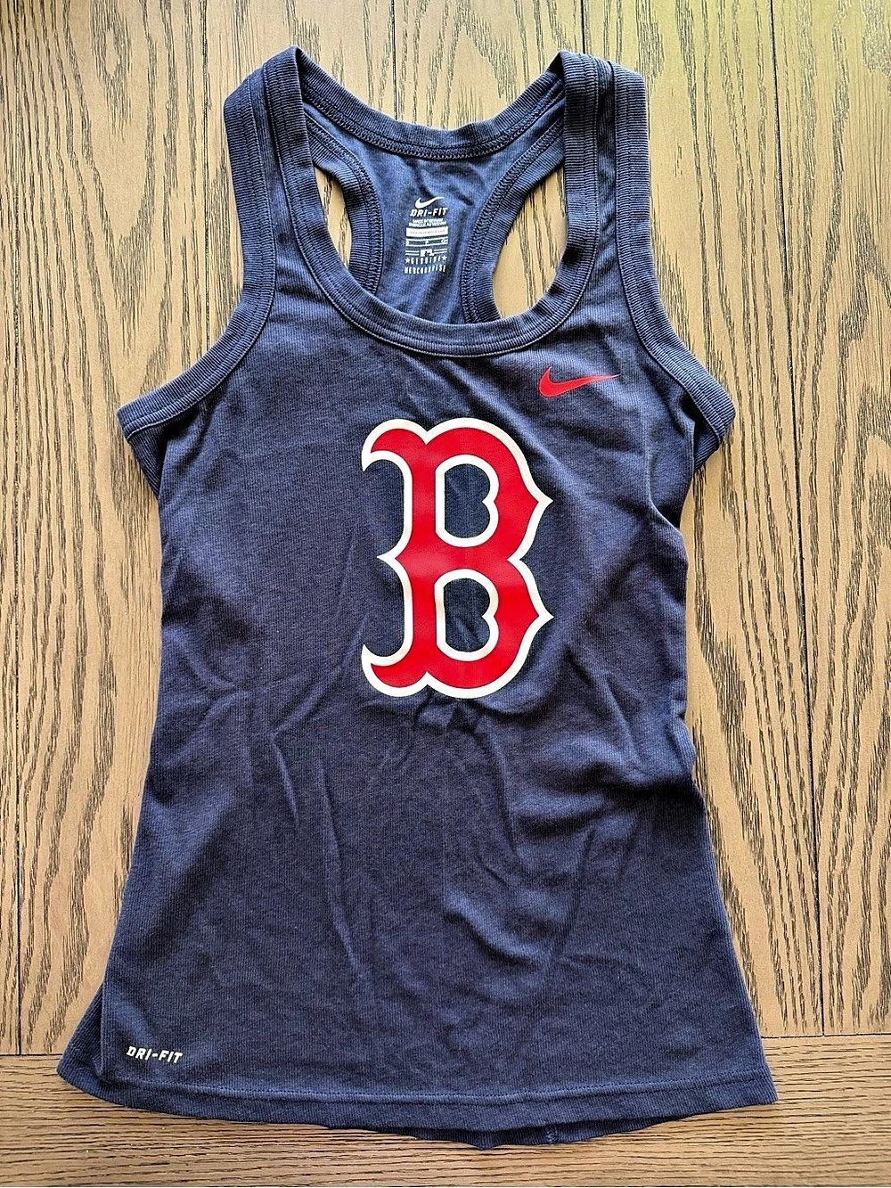 Nike Boston Red Sox MLB Dri-FIT Racerback Tank Top Blue Small